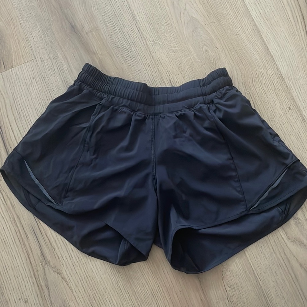 Lululemon Black Hotty Hot Shorts